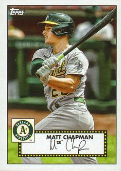 #T52-44 Matt Chapman - Oakland Athletics - 2021 Topps - 1952 Topps Redux Baseball
