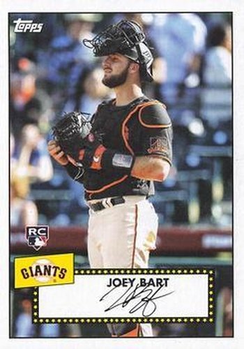 #T52-49 Joey Bart - San Francisco Giants - 2021 Topps - 1952 Topps Redux Baseball