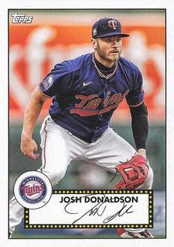 #T52-5 Josh Donaldson - Minnesota Twins - 2021 Topps - 1952 Topps Redux Baseball