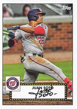 #T52-9 Juan Soto - Washington Nationals - 2021 Topps - 1952 Topps Redux Baseball