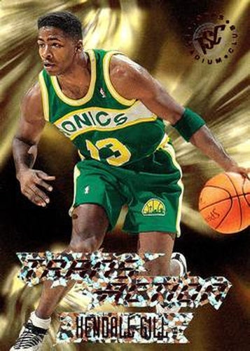 #77 Kendall Gill - Charlotte Hornets - 1995-96 Stadium Club Basketball