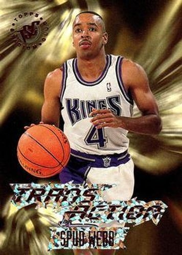 #93 Spud Webb - Atlanta Hawks - 1995-96 Stadium Club Basketball