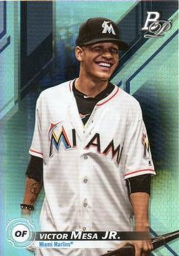 #TOP-14 Victor Mesa Jr. - Miami Marlins - 2019 Bowman Platinum - Top Prospects Baseball