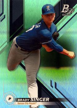#TOP-19 Brady Singer - Kansas City Royals - 2019 Bowman Platinum - Top Prospects Baseball