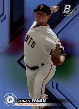 #TOP-30 Logan Webb - San Francisco Giants - 2019 Bowman Platinum - Top Prospects Baseball