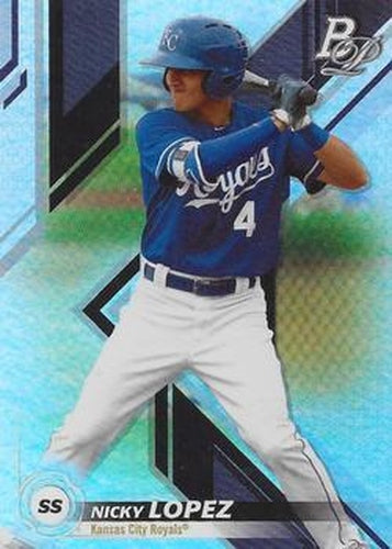 #TOP-32 Nicky Lopez - Kansas City Royals - 2019 Bowman Platinum - Top Prospects Baseball