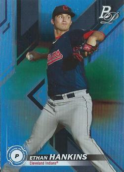 #TOP-34 Ethan Hankins - Cleveland Indians - 2019 Bowman Platinum - Top Prospects Baseball