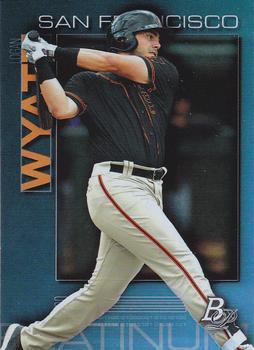 #TOP-41 Logan Wyatt - San Francisco Giants - 2020 Bowman Platinum - Top Prospects Baseball