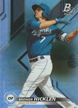 #TOP-46 Brewer Hicklen - Kansas City Royals - 2019 Bowman Platinum - Top Prospects Baseball