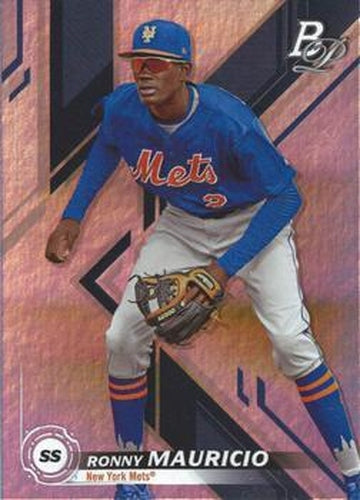 #TOP-57 Ronny Mauricio - New York Mets - 2019 Bowman Platinum - Top Prospects Baseball