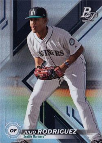 #TOP-63 Julio Rodriguez - Seattle Mariners - 2019 Bowman Platinum - Top Prospects Baseball