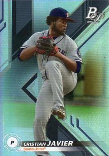 #TOP-66 Cristian Javier - Houston Astros - 2019 Bowman Platinum - Top Prospects Baseball