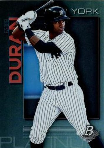 #TOP-76 Ezequiel Duran - New York Yankees - 2020 Bowman Platinum - Top Prospects Baseball