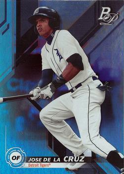 #TOP-77 Jose de la Cruz - Detroit Tigers - 2019 Bowman Platinum - Top Prospects Baseball