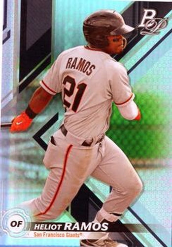 #TOP-92 Heliot Ramos - San Francisco Giants - 2019 Bowman Platinum - Top Prospects Baseball