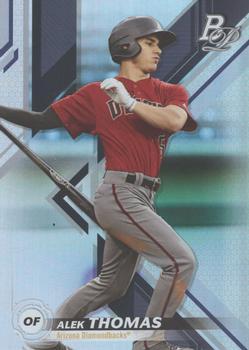 #TOP-96 Alek Thomas - Arizona Diamondbacks - 2019 Bowman Platinum - Top Prospects Baseball