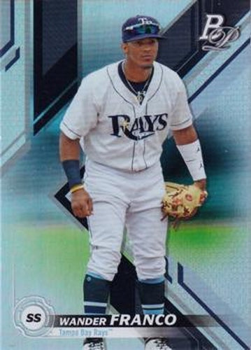 #TOP-9 Wander Franco - Tampa Bay Rays - 2019 Bowman Platinum - Top Prospects Baseball