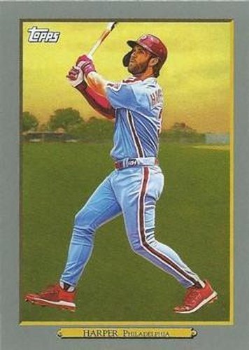 #TR-1 Bryce Harper - Philadelphia Phillies - 2020 Topps Baseball - Turkey Red 2020