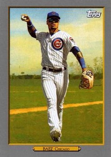 #TR-20 Javier Baez - Chicago Cubs - 2020 Topps Baseball - Turkey Red 2020