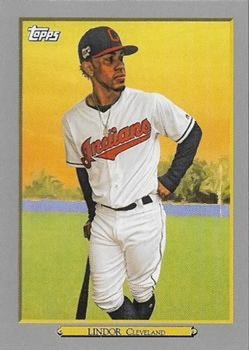 #TR-26 Francisco Lindor - Cleveland Indians - 2020 Topps Baseball - Turkey Red 2020