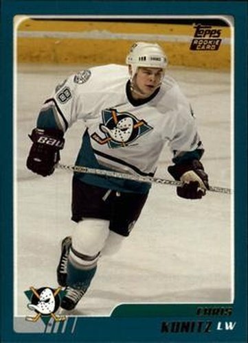 #TT115 Chris Kunitz - Anaheim Mighty Ducks - 2003-04 Topps Traded & Rookies Hockey