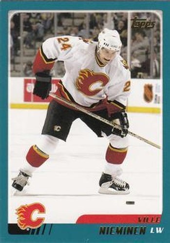 #TT69 Ville Nieminen - Calgary Flames - 2003-04 Topps Traded & Rookies Hockey