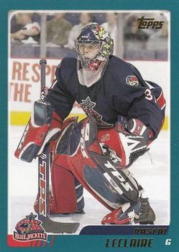 #TT74 Pascal Leclaire - Columbus Blue Jackets - 2003-04 Topps Traded & Rookies Hockey
