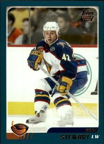 #TT86 Karl Stewart - Atlanta Thrashers - 2003-04 Topps Traded & Rookies Hockey