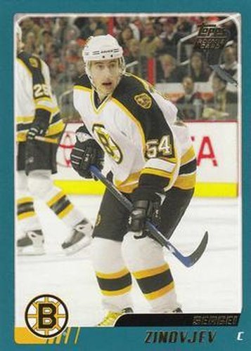 #TT87 Sergei Zinovjev - Boston Bruins - 2003-04 Topps Traded & Rookies Hockey
