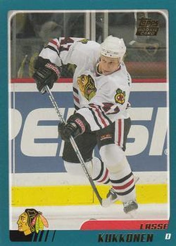 #TT94 Lasse Kukkonen - Chicago Blackhawks - 2003-04 Topps Traded & Rookies Hockey