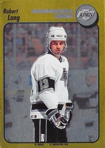#259 Robert Lang - Los Angeles Kings - 1994-95 Panini Hockey Stickers