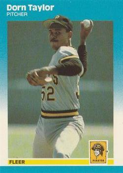 #U-118 Dorn Taylor - Pittsburgh Pirates - 1987 Fleer Update - Glossy Baseball
