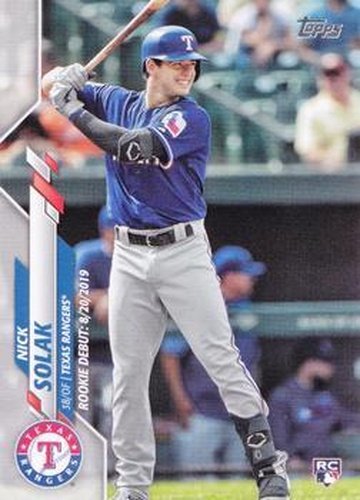 #U-149 Nick Solak - Texas Rangers - 2020 Topps Update Baseball