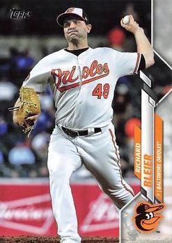 #U-160 Richard Bleier - Baltimore Orioles - 2020 Topps Update Baseball