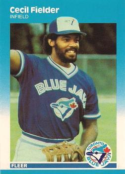 #U-31 Cecil Fielder - Toronto Blue Jays - 1987 Fleer Update - Glossy Baseball