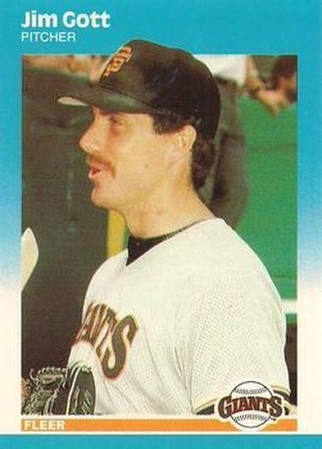 #U-35 Jim Gott - San Francisco Giants - 1987 Fleer Update - Glossy Baseball