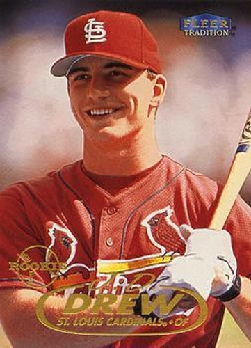 #U100 J.D. Drew - St. Louis Cardinals - 1998 Fleer Tradition Update Baseball