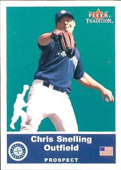#U10 Chris Snelling - Seattle Mariners - 2002 Fleer Tradition Update Baseball