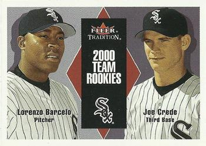 #U148 Lorenzo Barcelo / Joe Crede - Chicago White Sox - 2000 Fleer Tradition Update Baseball