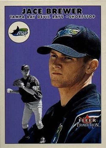 #U149 Jace Brewer - Tampa Bay Devil Rays - 2000 Fleer Tradition Update Baseball