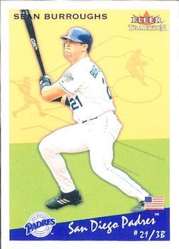 #U149 Sean Burroughs - San Diego Padres - 2002 Fleer Tradition Update Baseball