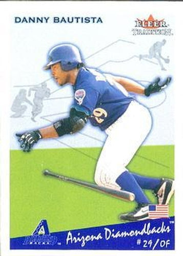 #U163 Danny Bautista - Arizona Diamondbacks - 2002 Fleer Tradition Update Baseball
