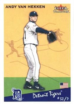 #U171 Andy Van Hekken - Detroit Tigers - 2002 Fleer Tradition Update Baseball