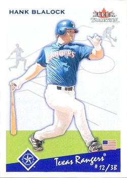 #U190 Hank Blalock - Texas Rangers - 2002 Fleer Tradition Update Baseball
