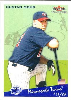 #U198 Dustan Mohr - Minnesota Twins - 2002 Fleer Tradition Update Baseball