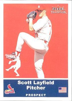 #U20 Scotty Layfield - St. Louis Cardinals - 2002 Fleer Tradition Update Baseball