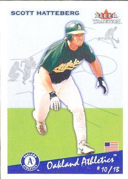 #U219 Scott Hatteberg - Oakland Athletics - 2002 Fleer Tradition Update Baseball
