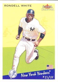 #U238 Rondell White - New York Yankees - 2002 Fleer Tradition Update Baseball