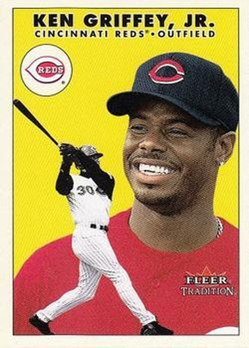 #U23 Ken Griffey Jr. - Cincinnati Reds - 2000 Fleer Tradition Update Baseball