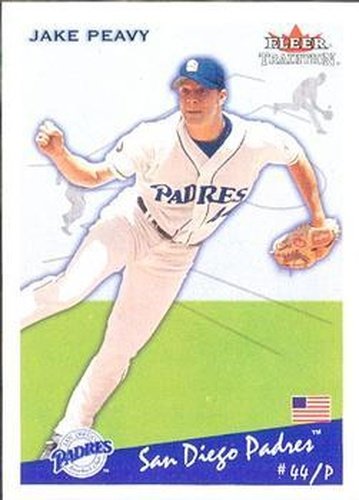 #U243 Jake Peavy - San Diego Padres - 2002 Fleer Tradition Update Baseball